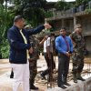 Field visit to affected areas in Ambagamuwa Korale Divisional secretariat Division